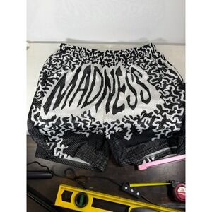 Chalk Line Mancho Man Randy Savage Madness WWE Shorts Mens Size L